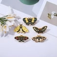 thumbnail image 6 of K-KED Gothic Moon Nature Brooch moth brooch Flower Moth Butterfly Brooch Lapel pins-45, 6 of 7