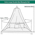 thumbnail image 3 of Bed mosquito net large mosquito net insect net mosquito net insect net suitable for single bed, double bed mosquito net (white), 3 of 4