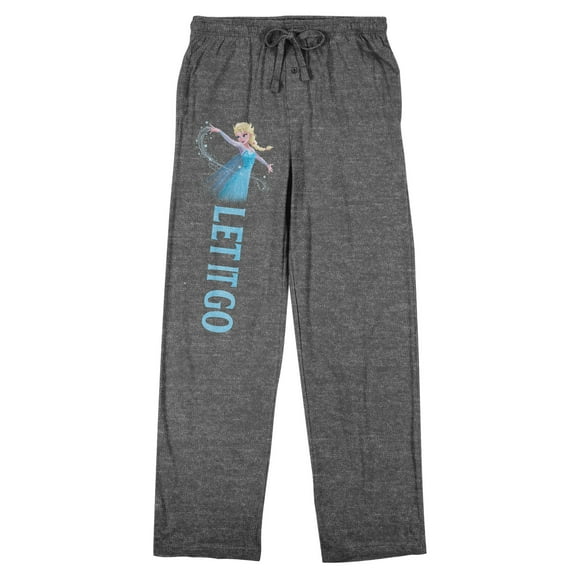 Frozen sleep pant screen print on gray Adult-Large
