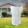 thumbnail image 4 of opvise Drawstring Winter Frost Cover Wide Application Non Woven Fabric Warm Plant Protection Cover Bag for Home 80*100cm, 4 of 8