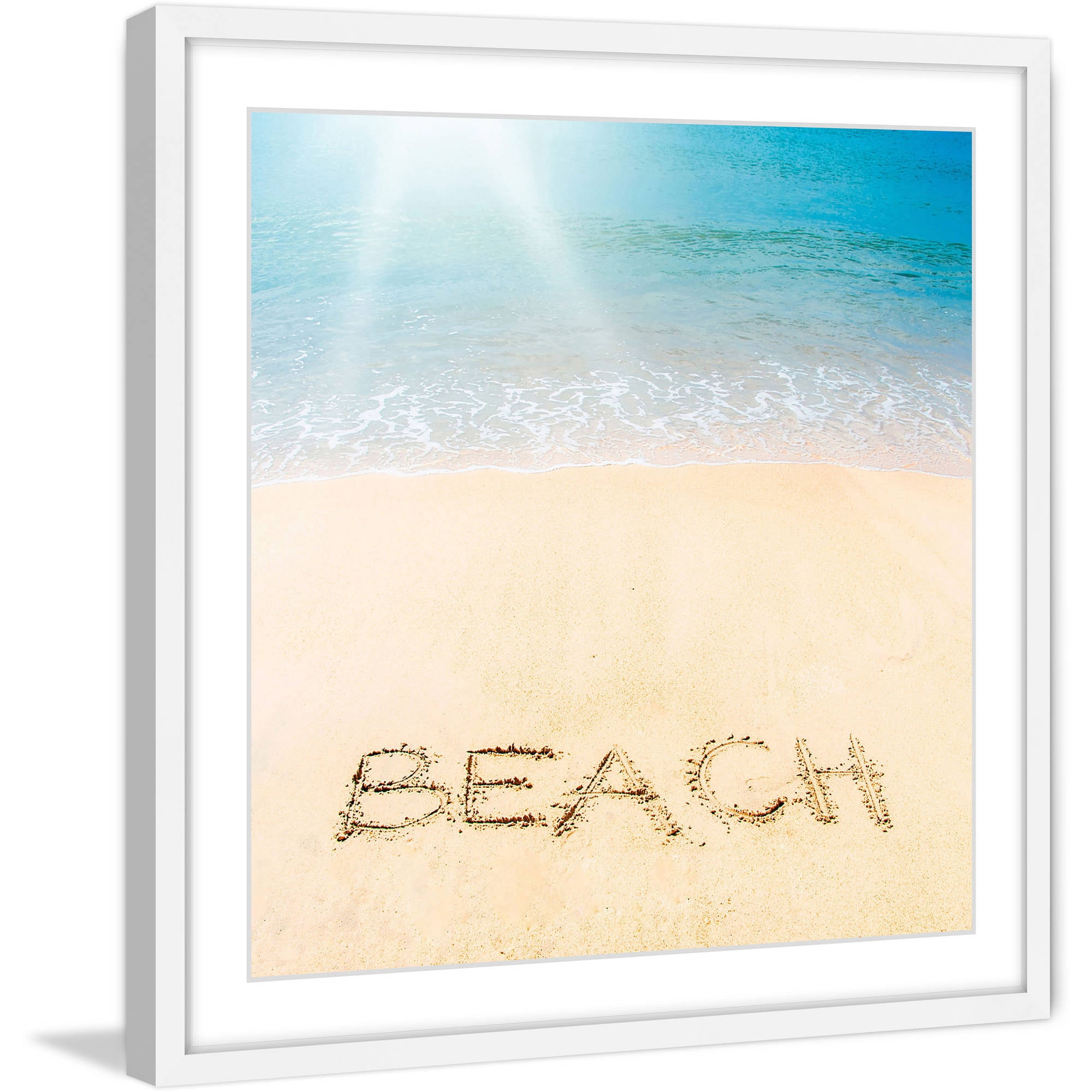 Marmont Hill "Sandy Beach" Framed Painting Print