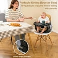 thumbnail image 6 of INFANS 9 in 1 High Chair, Convertible Baby Highchair for Babies and Toddlers, Table and Chair Set Building Block Infant Dining Booster Seat, Kids Stool with Activity Children Play Kitchen, 6 of 9