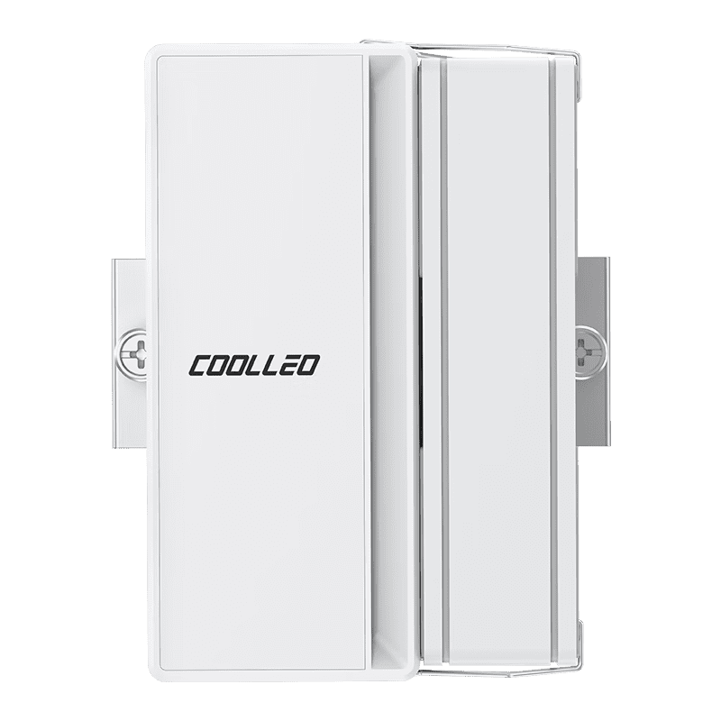 Pure white air-cooled radiator COOLLEO B40S Lite H CPU Air-Cooled Radiator Direct Contact Heat Pipe,Computer Cooler