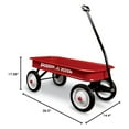 thumbnail image 3 of Radio Flyer 18Z Chariot Rouge pour Enfants avec Roues en Acier de 10 Pouces, Design Classique et Intemporel, 3 of 10