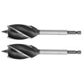 thumbnail image 4 of 2 brocas para carpintería herramienta de corte de vástago hexagonal de 4 ranuras Fulte juego de herramientas de kits de herramientas eléctricas broca de barrena de sierra de ANGGREK Otros, 4 of 8