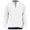 White, variant on Qingpeng Men's Linen Shirt Solid Long Sleeve Beach V-Neck Drawstring Printing Summer Top Casual Loose Shirt