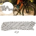 thumbnail image 4 of Derailleur Chain, Sturdy Bicycle Chain, High System Compatibility Comfortable Shifting Experience For Gifts Home Silver,Gray,Gold, 4 of 8