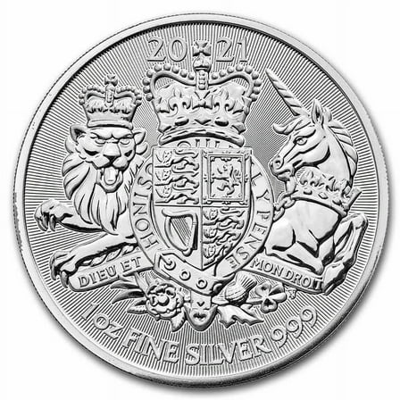 2021 Great Britain 1 oz Silver The Royal Arms BU