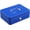 Blue, variant on Locking Steel Large Cash Box with Removable Coin Tray and Key Lock,9.84"x 7.87"x 3.54",Black