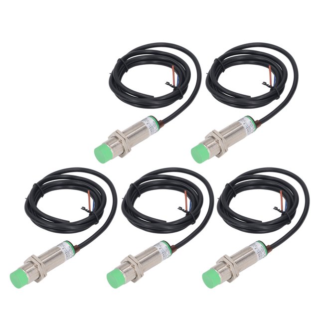 5Pcs Proximité Commutateur 2 Fil Normalement Ouvert 68Hz Réponse Fréquence Capteur de Proximité Ac90250v M18x1