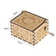 thumbnail image 4 of Caja de música de madera antigua caja musical con manivela regalo de cumpleaños (Moon River) Sywqhk Libre de BPA, 4 of 8