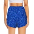 thumbnail image 4 of Goofa Blue Circles Mosaic Printed Women 2 in 1 Running Shorts,Quick Dry Athletic Workout Shorts,High Waisted Athletic Shorts with Liner Pockets-X-Large, 4 of 9