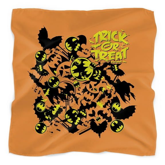 Batman Trick or Treat Collage Bandana (21 in x 21 in)