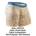 thumbnail image 3 of ErgoWear EW1775 SLK SE Boxer Briefs Color Peach-Birds Size L, 3 of 4