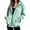 Green, variant on Velour Zip Up Hoodie for Women, Full Zip Sweatshirt with Pockets, Soft Casual Jacket for Fall Winter Layering Street Daily Wear