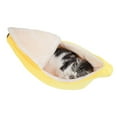 thumbnail image 6 of Cute Banana Pet Bed Warm Soft Sofa for Sleeping Playing Resting Small Dogs Cats and Rabbits, 6 of 8
