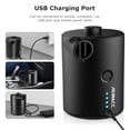 thumbnail image 3 of RUNACC Rechargeable Air Pump Electric Air Pumps Quick-Fill Inflator Deflator for Air Mattress Raft Bed Boat Pool Toy, 3 Nozzles, 3 of 6