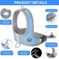 thumbnail image 6 of Dog Harness And Leash Set,Breathable No-Pull Dog Harness With Reflective Leash Set,Soft Cationic Mesh Vest For Small Dogs, Easy On/Off, Adjustable Fit,All-Season,Chest Circumference 34-42/ 5-8 Pounds, 6 of 7