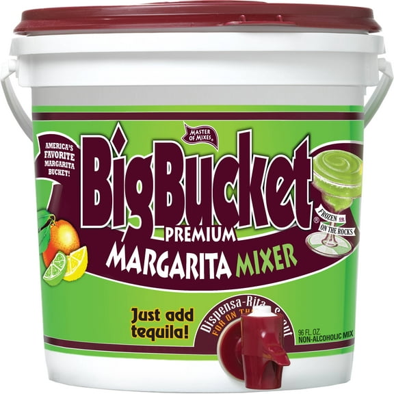 Master of Mixes Big Bucket Margarita Mix, 96 Fl Oz