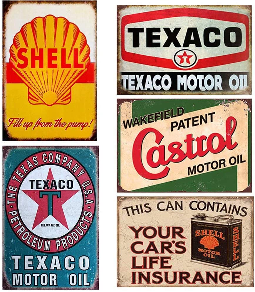 Full Service Motor OIL Metal Sign Vintage style GARAGE GAS STATION MAN CAVE BAR