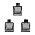 thumbnail image 1 of Difusor de vidrio cuadrado vacío Injueey 200 ml Gris humo Juego de difusor de aromaterapia antideslizante, 1 of 6