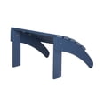 thumbnail image 3 of Garden Plastic Outdoor Adirondack Footrest Ottoman, Navy Blue, 3 of 5