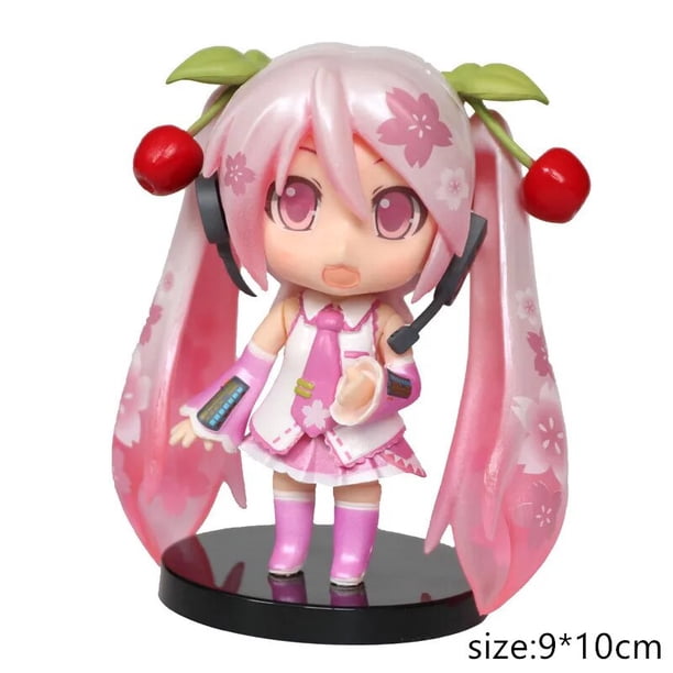Anime nuevo 23cm Hatsune Miku Kawaii cantante Virtual Miku Manga estatua vestido de novia blanco chica PVC figura de acción juguete coleccionable
