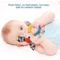 thumbnail image 4 of Baby Teething Rattle Toy, Infant Girl Boy Learning Toy, Newborn Soft Handbell Grab Shaker Crinkle Squeaky Sensory Toy, Travel Accessories For 0 3 6 9 12 Months, 4 of 4