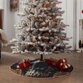 thumbnail image 5 of KLL Gold Pattern Black Skull Christmas Tree Skirt 48" ,Party Decorations Farmhouse for Christmas Decorations Holiday Party, 5 of 6