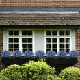 thumbnail image 2 of 12 Bundles Artificial Flowers Outdoor UV Resistant Fake Violet Flowers No Fade Faux Plastic Plants Garden Home Wedding Farmhouse Decor (Blue), 2 of 7