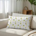 thumbnail image 6 of Cute Lemon Floral Throw Pillow Cover 16 x 24 Inch Decorative Pillow Cover Farmhouse Summer Fruits Lumbar Pillowcase Seasonal Rectangle Cushion Case for Couch Sofa Bed Living Room, 6 of 9