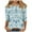 Multicolor-37, variant on Mittory 3/4 Sleeve Shirts for Women Cute Polka Dot Print Crewneck Tunic Tops Casual Loose Pullover Tshirts