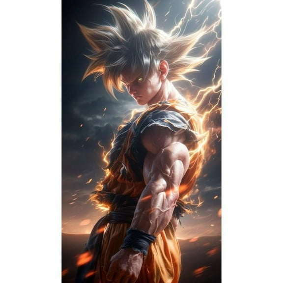 5D DIY Dragon Ball Diamond Painting Kit, Round Acrylic Diamond Artwork for Home Decoration, or Gift.