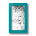 thumbnail image 2 of ArtToFrames 5x9 inch Distressed Aqua Picture Frame, Green Wood Poster Frame (4485), 2 of 8