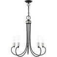 thumbnail image 2 of 5 Light Black Chandelier with Steel base material, 2 of 6