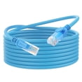 thumbnail image 1 of Cable Ethernet Dutevolns de silicona líquida Cat 6 de 15 pies, azul, 1 of 7
