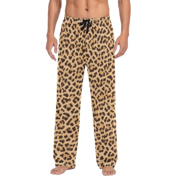 GZHJMY Exotic Animal Skin Men's Pajama Pants, Loose Lightweight PJs Lounge Sleep Bottoms with Pockets Drawstring, Pajama Bottoms for Home and Rest, XX-Large
