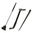 thumbnail image 3 of 3PCS Stainless Steel Candle Fire Cover Wick Trimmer Scissors Candlewick Hook Accessories ToolBlack, 3 of 8