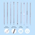 thumbnail image 3 of Stainless Steel Blemish Extractor,9Pcs Stainless Steel Acne Acne Pimple Blemish Extractor Blackhead Remover Tool Exceptional Value, 3 of 8