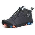thumbnail image 5 of Kids' $10 Under Kids Snow Boots Water Resistant Warm Inside Boys Girls Hiking Boots Cold Weather Non Slip Winter Boot Save Big, 5 of 9
