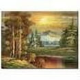 thumbnail image 2 of Trademark Fine Art "Sunset in Yellowstone" Canvas Art by Rio, 2 of 3