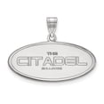 thumbnail image 1 of Solid 14k White Gold Official The Citadel Large Pendant Charm - 21mm x 30mm, 1 of 3