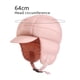 thumbnail image 2 of Gorro de esquí cálido de invierno, gorro de plumón con orejeras impermeable y cálido de invierno para caza, camping y motociclismo, 2 of 5