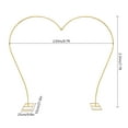 thumbnail image 6 of 8.7*7.7ft Wedding Arch for Ceremony Large Balloon Flower Stand for Wedding Party Decoration Gold, 6 of 7