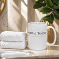 thumbnail image 7 of "Be Gentle To Yourself" 15oz Inspirational Ceramic Mug - Uplifting Drinkware for Home & Office, 7 of 7
