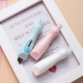 thumbnail image 4 of 12 Pcs Box Cutter Letter Opener, Portable Retractable Utility Knife Stationery Knife Mini Cutter Knife with Keychain Hole (Pink White Blue), 4 of 8