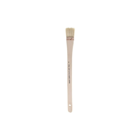 Pro Art Brush Hake 1"x1", Hake Brush, Pottery Glaze Brushes, Japanese Paint Brushes, Glaze Brushes for Pottery, Brush for Watercolor, Pottery Surikomi