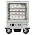 thumbnail image 2 of 33 in. Commercial Insulated Half-Size Heated Holding Proofing Cabinet with 12-Pan Capacity and Glass Door in Silver (KM-CHP12-SIGL), 2 of 15