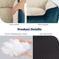 thumbnail image 4 of SHILIU-Removable Washable Dog Bed for Medium Dog Easy Clean - Rectangle Pet Bed for Large Cats with Zipper Cover Bolster Cuddle Puppy Bed with Supportive Side Wall Slip-Resistant Bottom, Blue 90 cm, 4 of 4