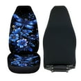 thumbnail image 4 of Binienty Blue Dragonfly Florals Car Seat Cover for Men Women Soft Breathable Automotive Interior Protector Universal Fit for Car SUV Sedan Truck Easy to Install, 4 of 7